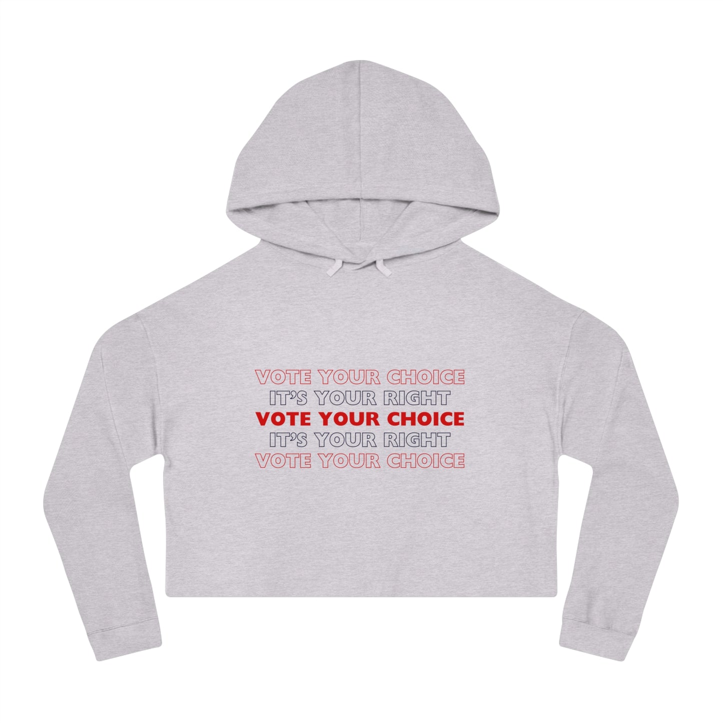 Cropped "Choice" Hoodie