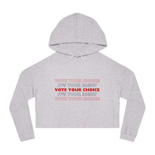 Cropped "Choice" Hoodie