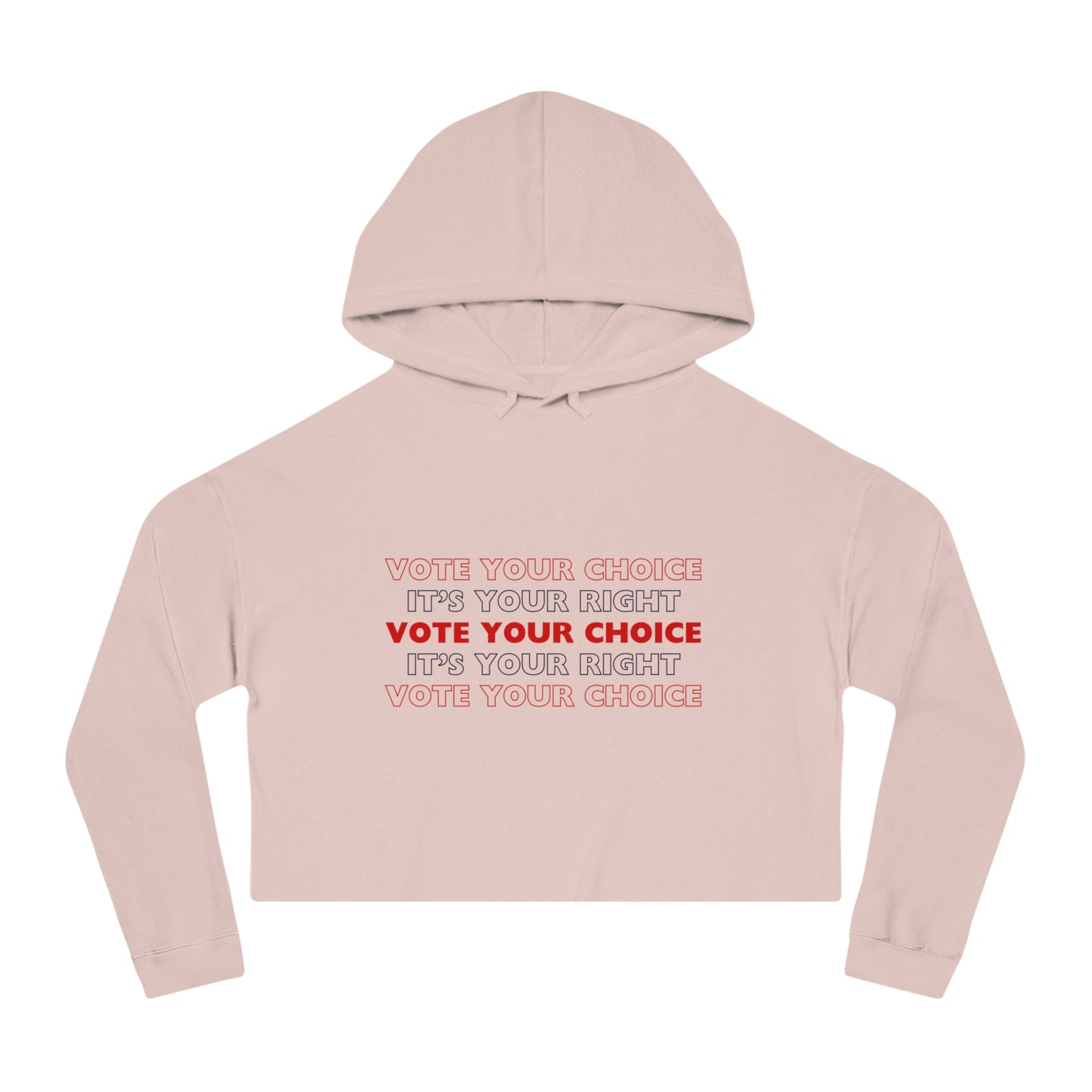 Cropped "Choice" Hoodie