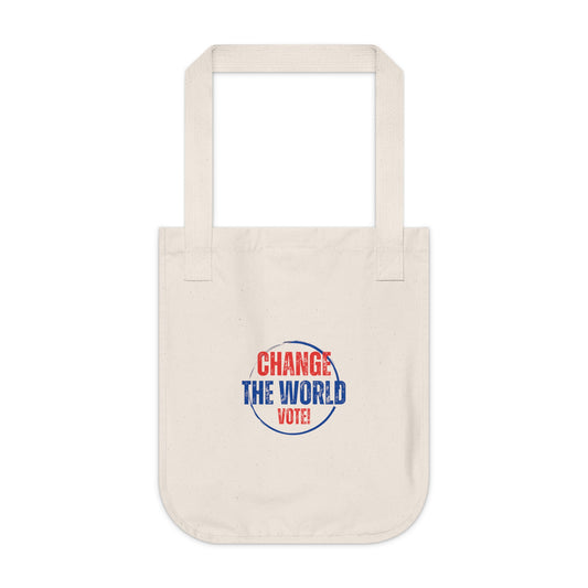 “Vote Change” Organic Tote