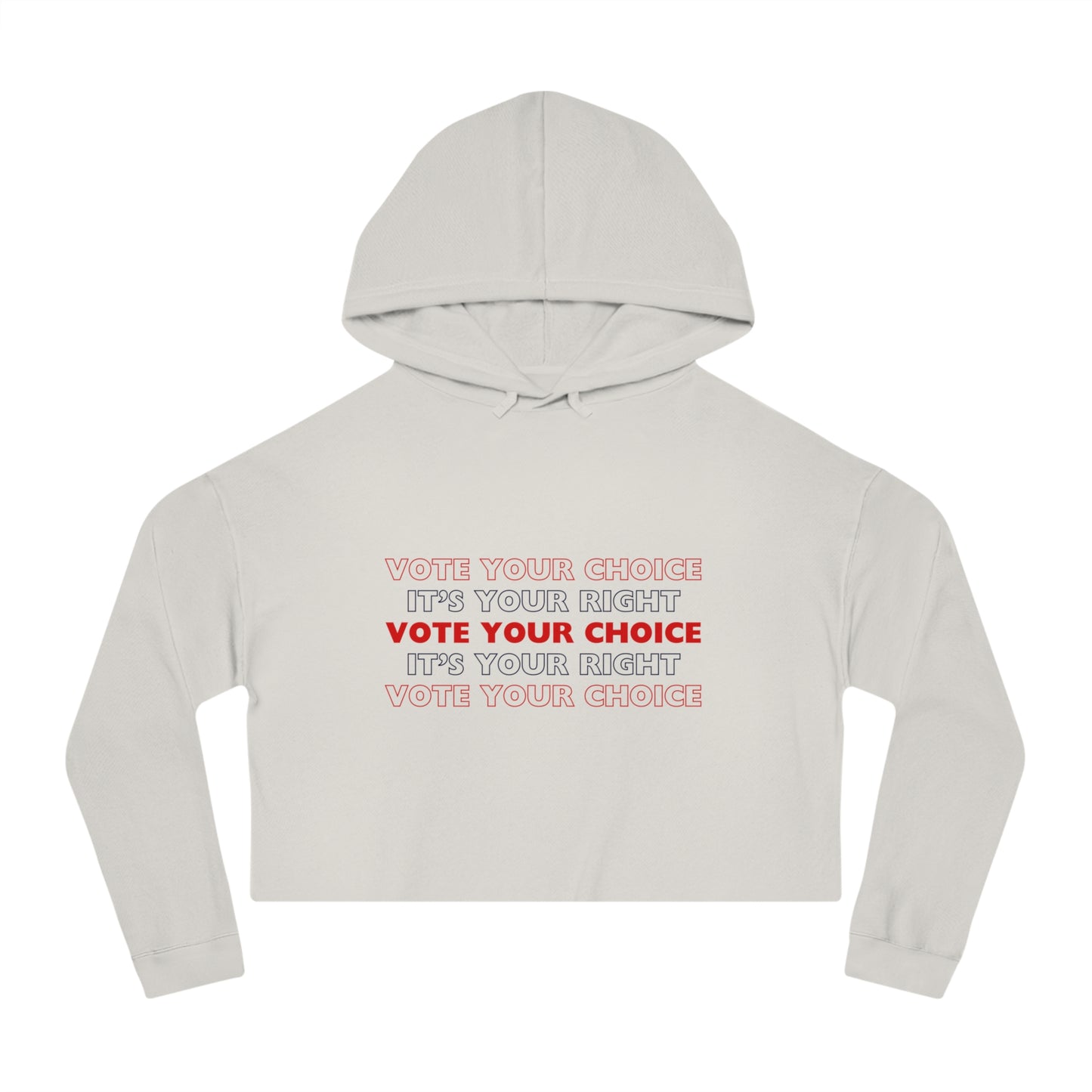 Cropped "Choice" Hoodie