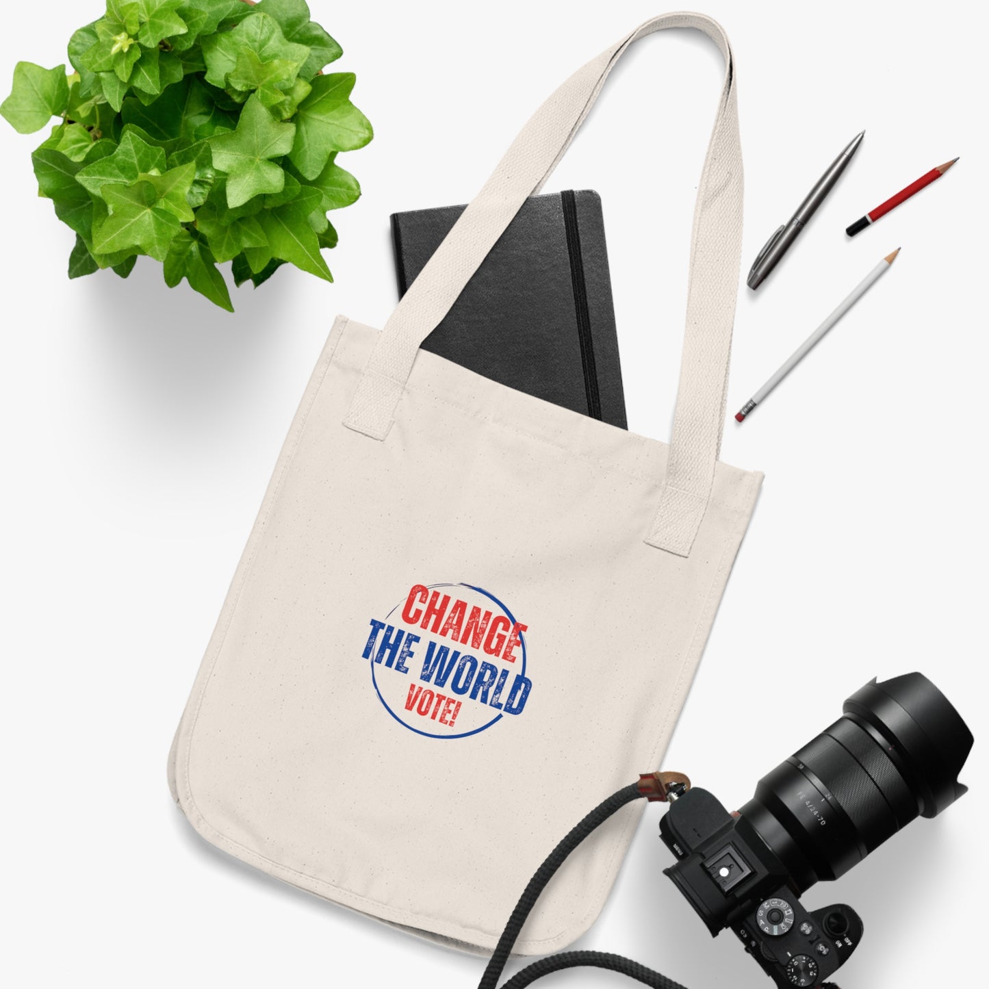 “Vote Change” Organic Tote