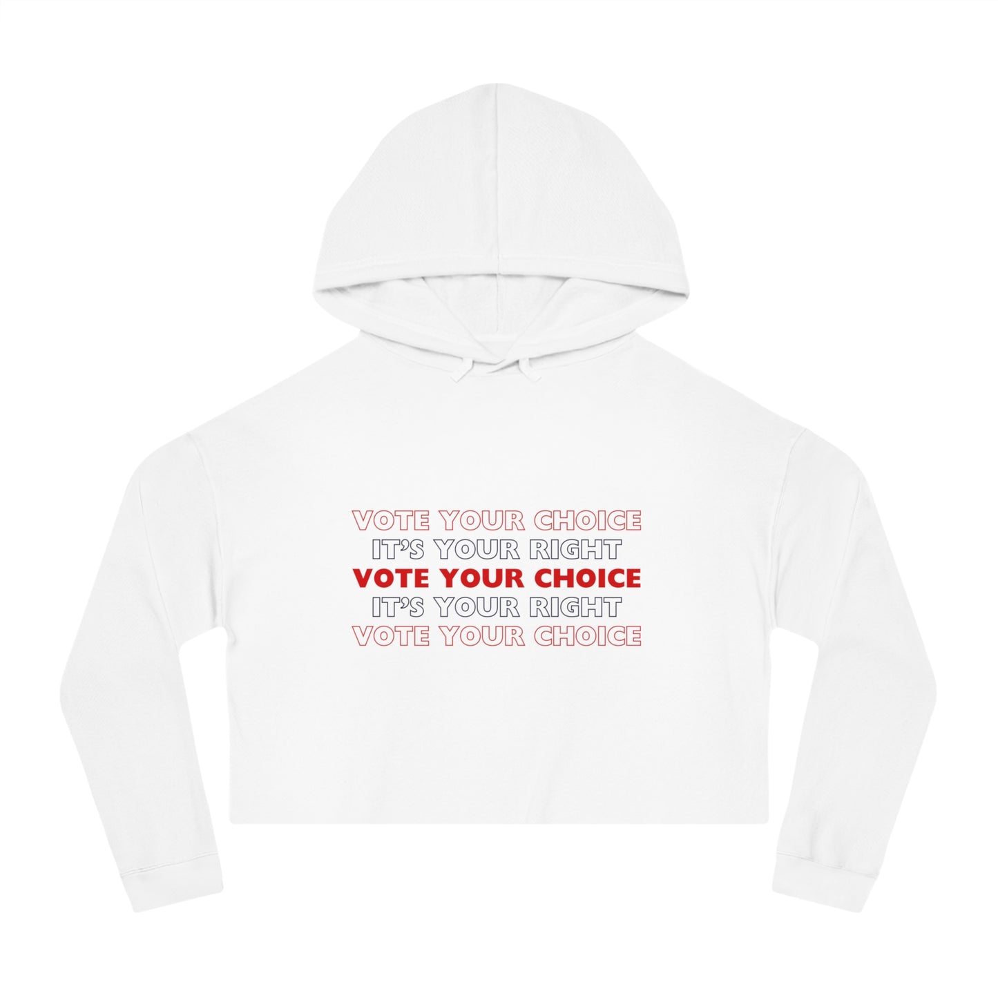 Cropped "Choice" Hoodie